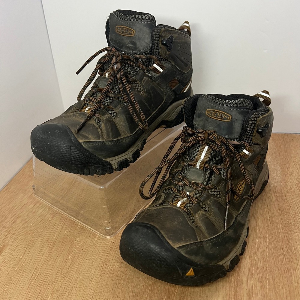 KEEN Targhee EXP Mid WP Women 7.5 Brown Waterproof Hiking Boots Utility Camping
